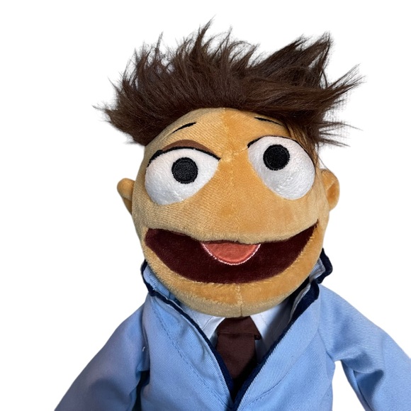 Muppets Movie Walter Plush 18" GENUINE DISNEY STORE Stuffed Beanie Bottom Rare - Picture 3 of 15